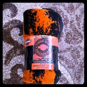 Harley Davidson Throw Blanket